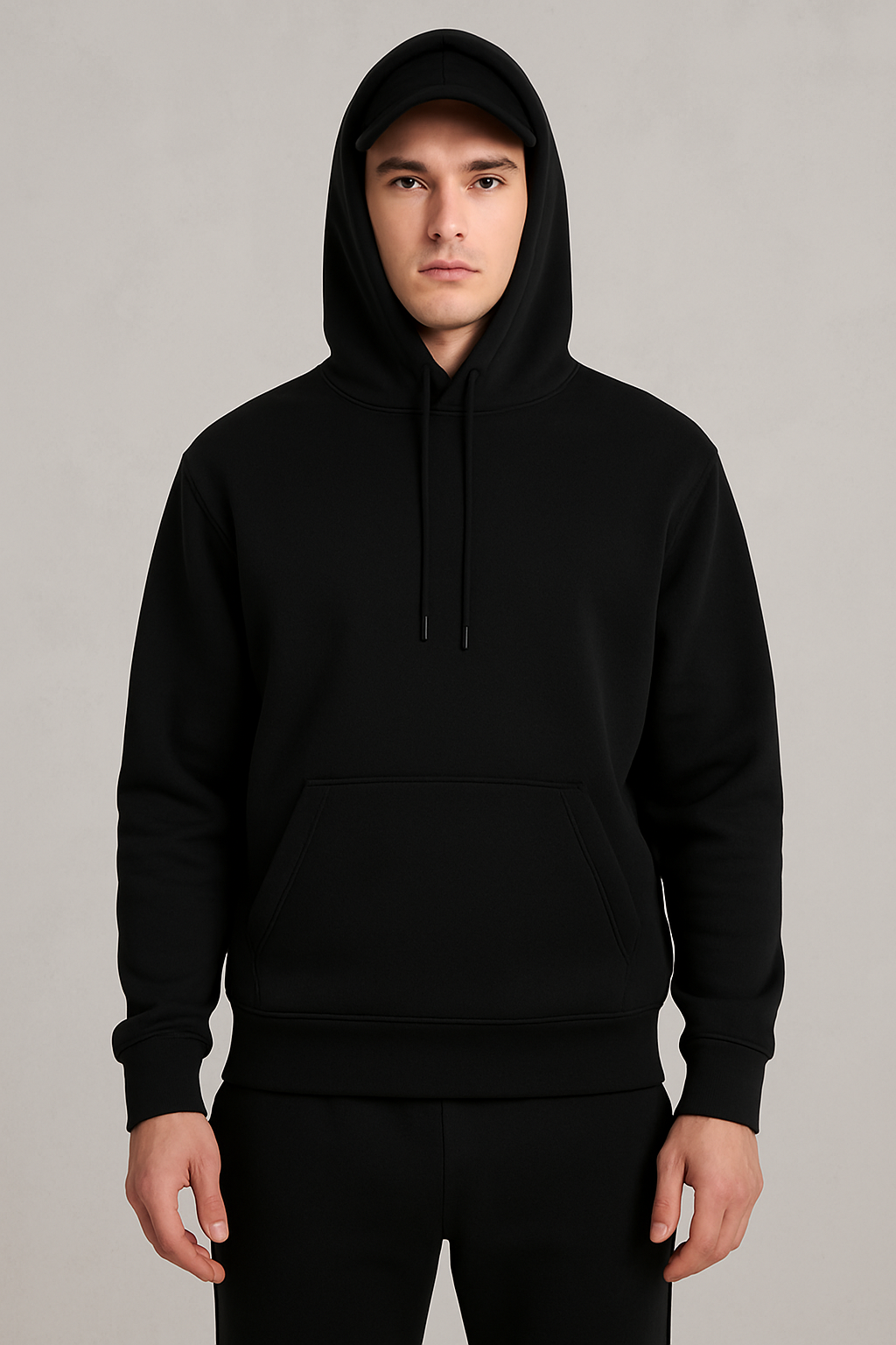 Ανδρικό Hoodie Τρίκλωνο με Κουκούλα-Βodystaff